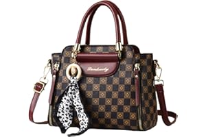 PHEVOS Women Handbags and Purse Tote Bags Ladies Satchel Shoulder Bag Retro Top Handle Hobo Purse