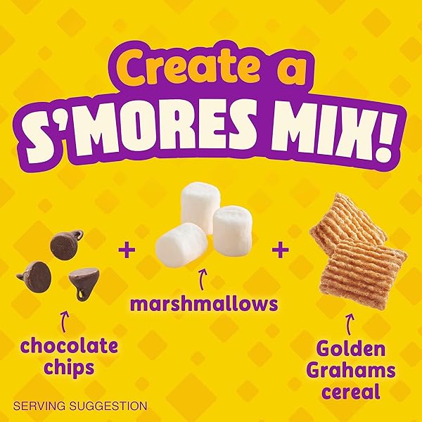 GOLDEN GRAHAMS BREAKFAST CEREAL, GRAHAM CRACKER TASTE, MADE WITH WHOLE GRAIN, FAMILY SIZE, 18.9 OZ