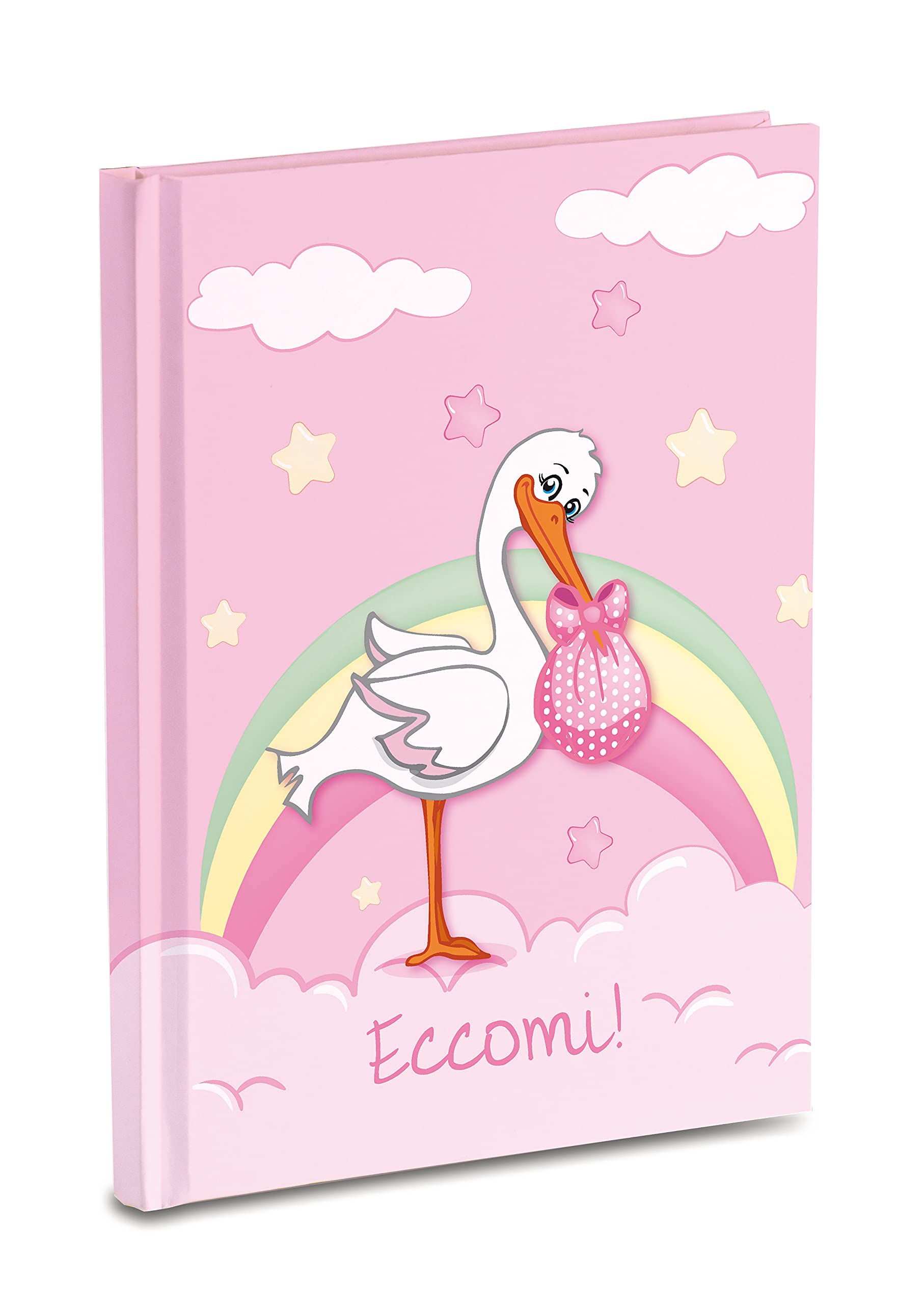 Mareli A4083R-DN Baby Memories Diary 17 x 24 cm, Pink