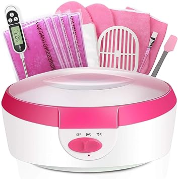 Amazon Com Maquina De Cera De Parafina Para Manos Y Pies Cera De Parafina Para Bano Ejiubas Calentador De Cera De Parafina De Calor Rapido Con Cera De Parafina De 2 2 Lb 2