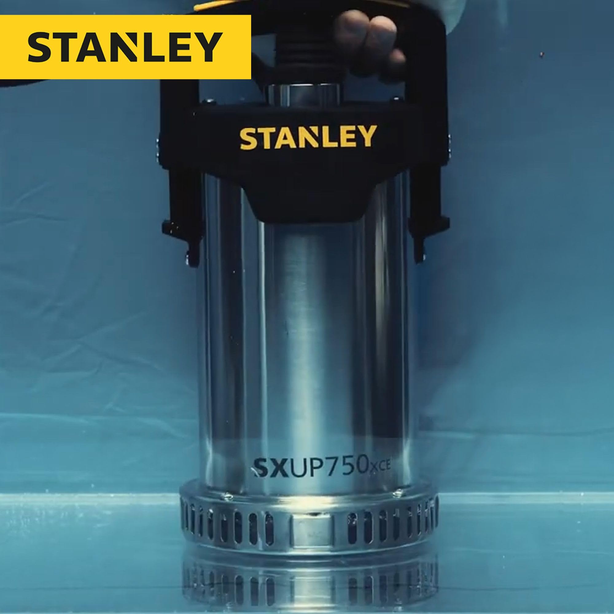 Stanley SXUP750XCE Tauchpumpe für Klarwasser (750 W, Förderleistung max. 11.000 l/h, Förderhöhe max. 8,5 m) A51768 Multicolor 8