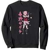 Naruto Shippuden Sakura Cherry Blossoms Anime Sweatshirt