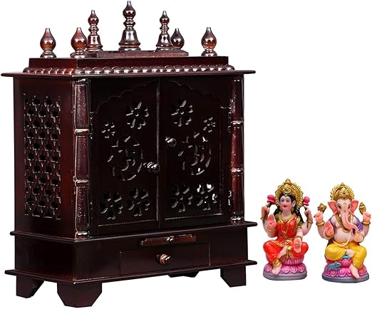 Amazon Com Makan Home Temple Pooja Mandir Plantilla De Madera