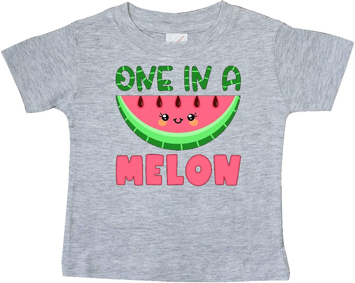 inktastic 1 in a Melon Cute Smiling Watermelon Baby TShirt