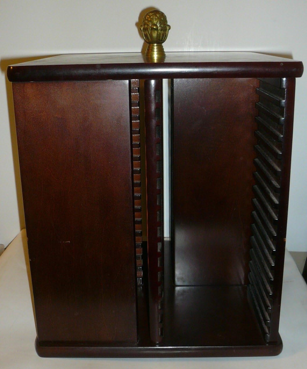 Bombay Company Rotating Mahogany 64 CD Carousel or Holder Amazon.ca Electronics