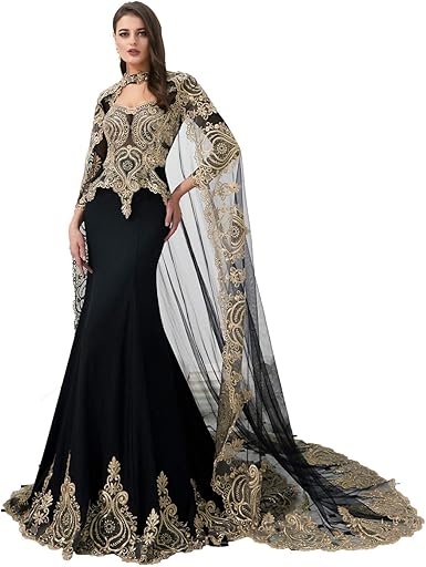 long sleeve gala gowns