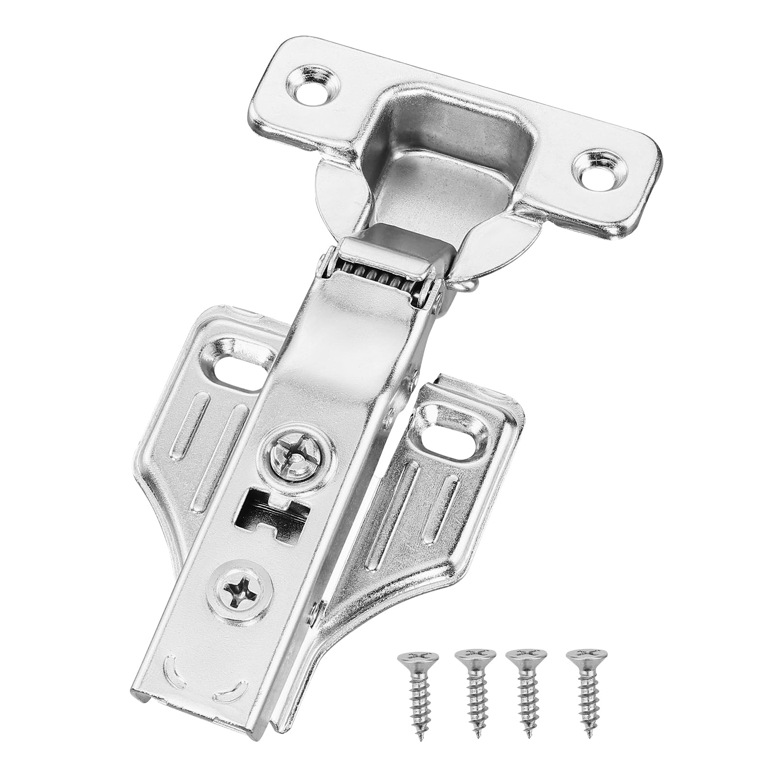 VEVOR Cabinet Hinges, 40 Packs Full Overlay Kitchen Cabinet Door Hinges, 100 Degree Opening Angel Soft Close Concealed Cupboard Hinges for Framed + Frameless Cabinet Type, with Mounting Screws