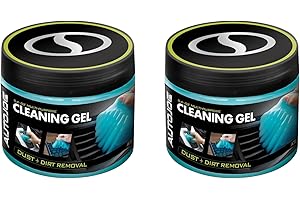 Auto Joe 2-Pack Multi-Purpose Cleaning Gel for Dust and Dirt Removal, 5.6 Ounces