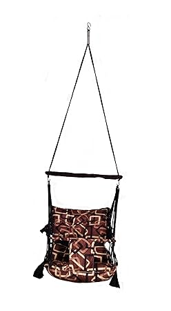 Porwal HSK-4012-BRWNBLK Hammock (Brown and Black)
