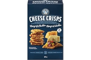 John Wm. Macy's Cheddar & Asiago Cheesecrisps, 127g