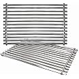 Hongso 7521 7522 7523 15" Stainless Steel Grill Grates for Weber Spirit 200 Series, Spirit E/S 200 & 210, Genesis Silver A, Spirit 500 Gas Grill (with Side Control Panel) 65905 65904
