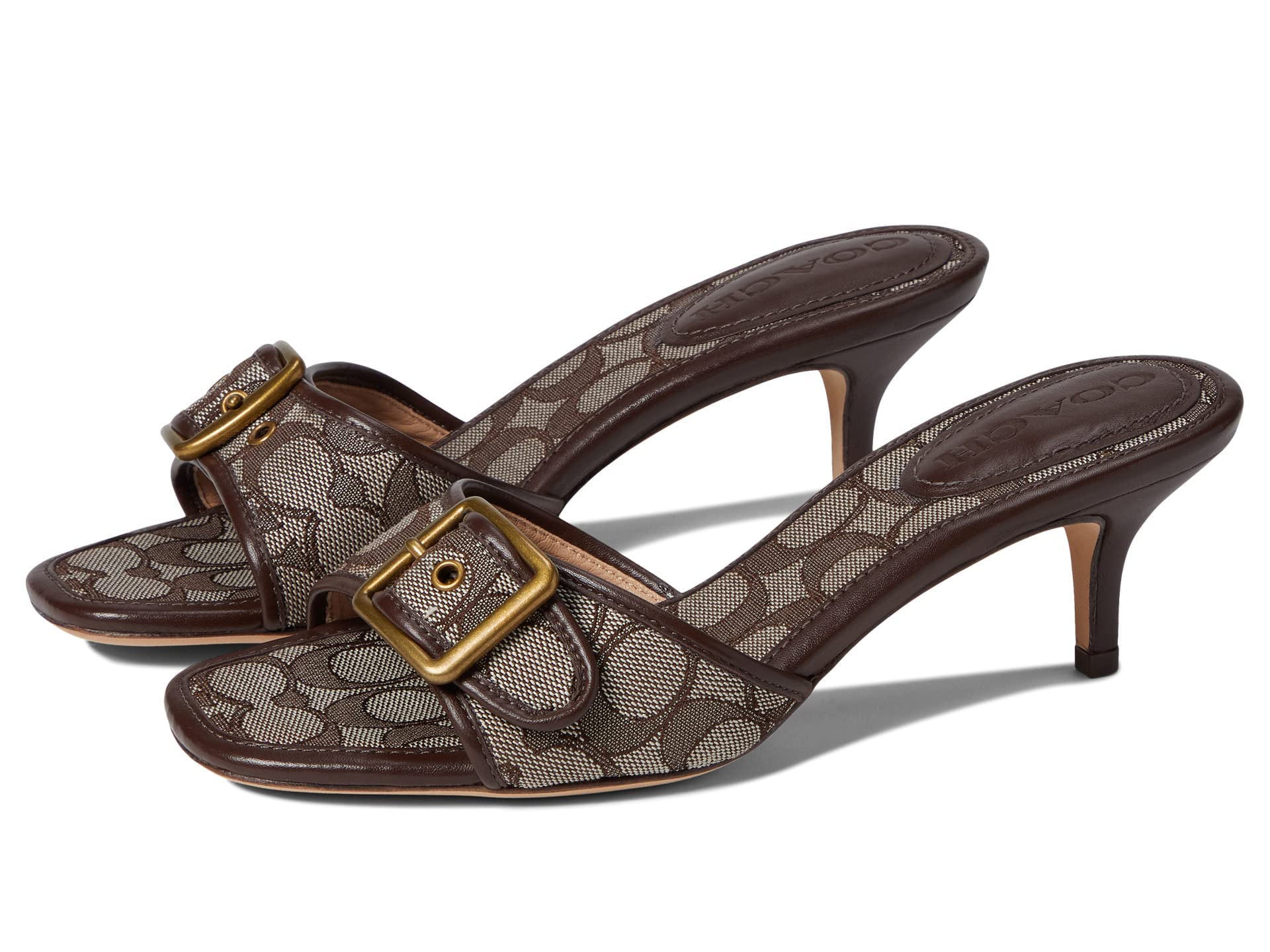 Coach Margot Jacquard Sandal Multi 7.5 B