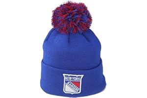 ZHATS Unisex Kid's NHL Officially Licensed Youth Beanie Pom Icon Team Color
