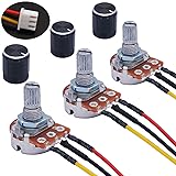 TWTADE 3PCS 10K Ohm Linear Taper Adjustable Rotary