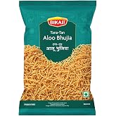 BIKAJI Tana Tan Aloo Bhujia 200g | Crispy Potato Noodle Sev Namkeen | Thin, spicy potato noodle sev made with authentic Bikaneri recipe; ready-to-eat, great for tea-time, parties, or everyday