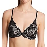 b.tempt'd Womens Ciao Bella Lightly Padded Lace Plunge Contour Bra, 953344