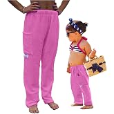 Paradise Towelwear Towel Pants for Swimmers – Pink - Cotton Terry Towel Pants – Beach Coverup – Resort Wear – Swim wear
