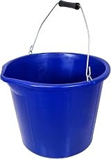 Faithfull 14 Litre Blue Industrial Builders Bucket Heavy Duty Weather Resistant view 3