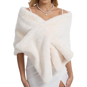 Jsslaik Women's Luxe Short Pile Faux Fur Coat with Shawl Collar | Soft Rabbit-Fur Feel for Refined Evenings and Elevated Wint