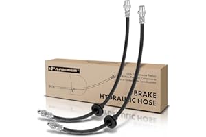 A-Premium Front Driver and Passenger Brake Hydraulic Hose Compatible with BMW Models - X5 2000 2001 2002 2003 2004 2005 2006 