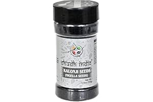 Shudh India Kalonji (Black Seed, Nigella Sativa, Black Cumin) Seeds ~ All Natural ~ Gluten Friendly | NON-GMO | Vegan | Indian Origin (Kalonji)