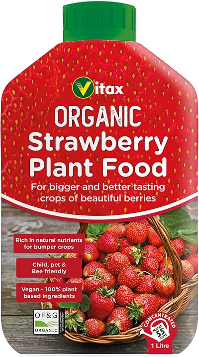 Vitax Organic Strawberry Feed Liquid Fertiliser Vitax Ltd Strawberry Fertiliser
