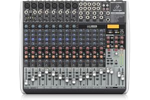 Behringer Xenyx QX2222USB Mixer with USB and Effects