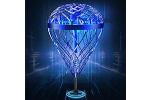 LEMATRIX 2025 Flying Bouncing Ball Toy - Interactive Outdoor Hand-Controlled Bounce Toy with 3D Flip, Outside Toys for Kids Ages 6-12+, Birthday Gifts for Teens Boys Girls(Blue)