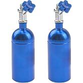 2Pack HIRCQOO RC Scale NOS Nitrogen Bottle Decoration Accessories Compatible with Traxxas TRX4 Axial SCX10 RC4WD D90 Tamiya CC01 90046 Redcat Gen7 TF2 HSP 1/10 Crawler Car Truck, Blue (RCZSJ-NO2PING)