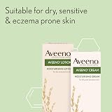 Aveeno Cream with Colloidal Oatmeal 300ml Pack of 3 for Dry Sensitive Skin view 6