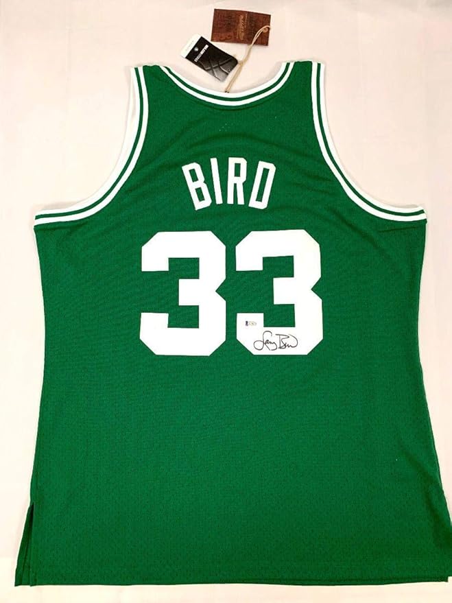 Larry Bird Autographed Jersey Mitchell & Ness Swingman Beckett