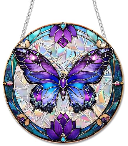 Grande Fleur Rouge élégante En Acrylique - Attrape-soleil