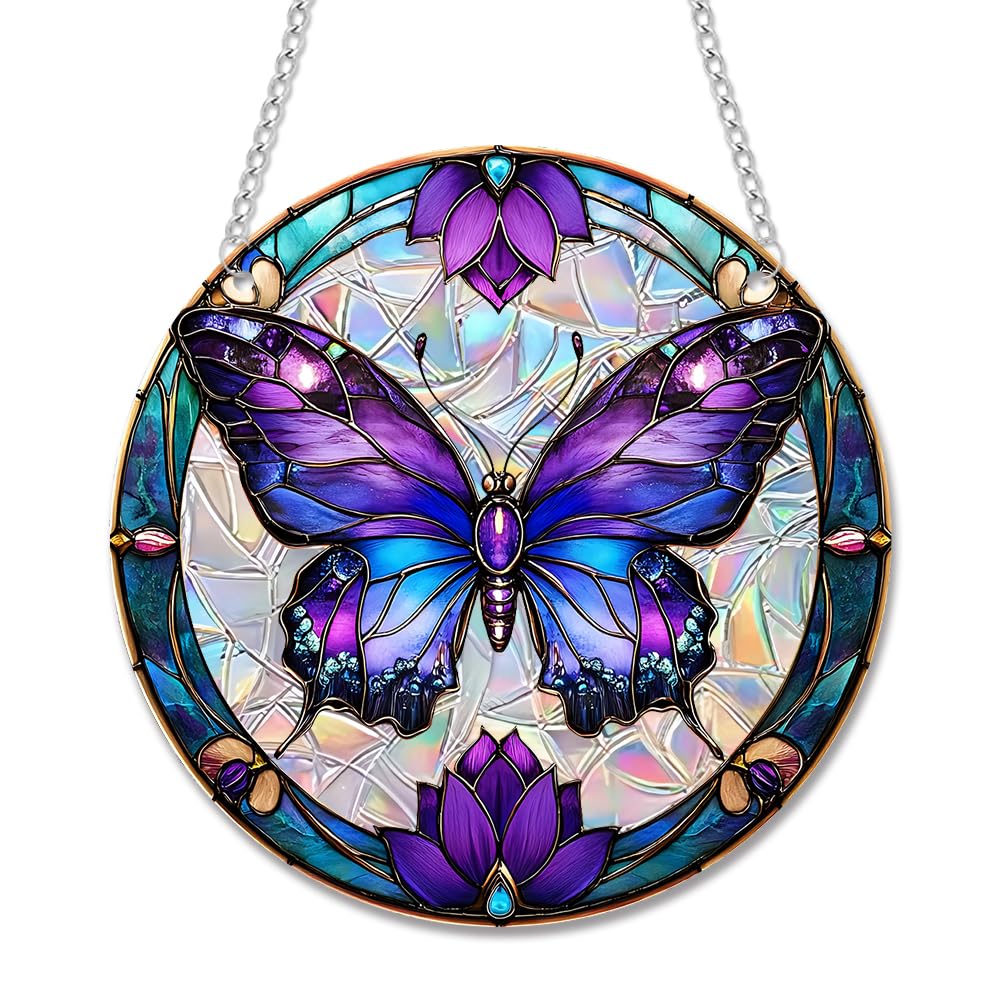 Photo 1 of Sun Catchers Indoor Window, Acrylic Rainbow Suncatcher Window Hanging Decoration for Living Room Bedroom Summer Home Balcony Ornaments Decoration