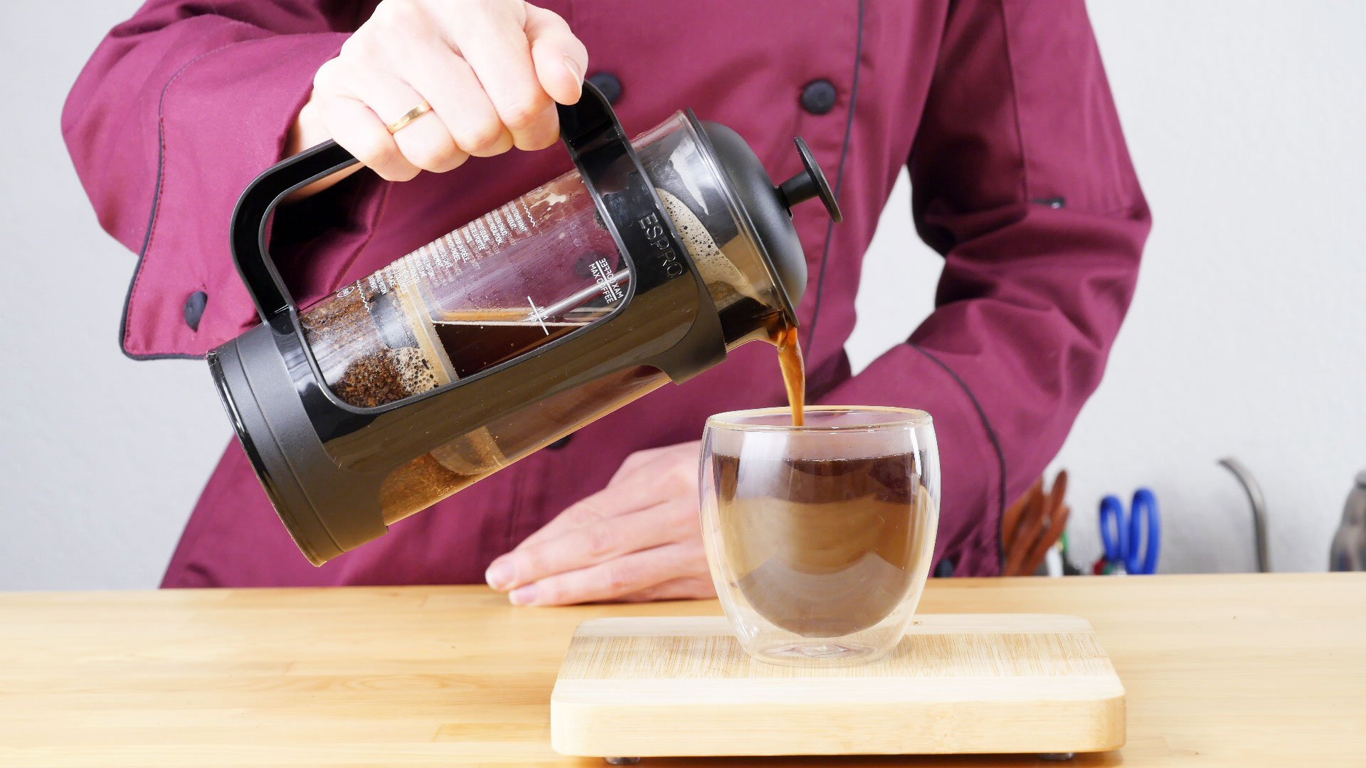 Espro P3, Glass French Press Coffee Maker (68 cups, 32 ounce) Thick