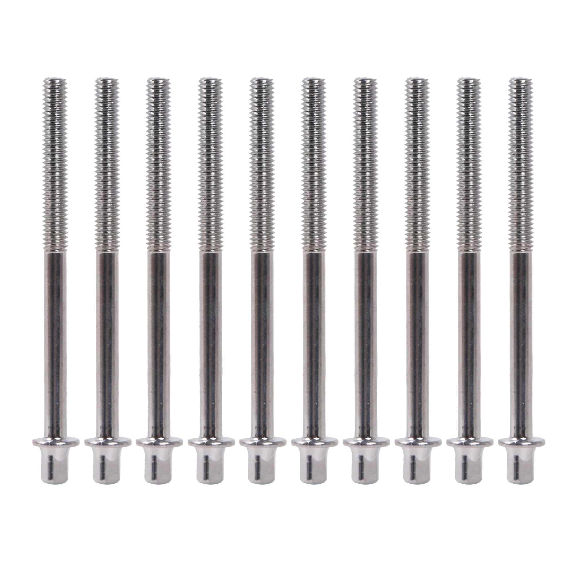 Yibuy 10 x Drum Tension Rods Drum Repair Screw Metal Drum Accessory 3.15x0.24inch(LxDia)