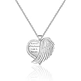 CHOORO Memorial Jewelry Sympathy Gift A Piece Of My Heart Lives In Heaven Necklace Loss Jewelry Gift