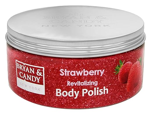 Bryan & Candy New York Strawberry Body Polish with Microbeads to Gently Exfoliate (200gm)