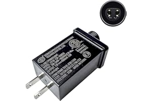 GNOTIS 12V 1A Class 2 Power Supply, 12W Replacement Lights for Inflatables, IP44 Inflatable Power Supply for Inflatables for Halloween/Christmas/Thanksgiving Decorations, LED Strip Lights, Indoor/Outdoor Use