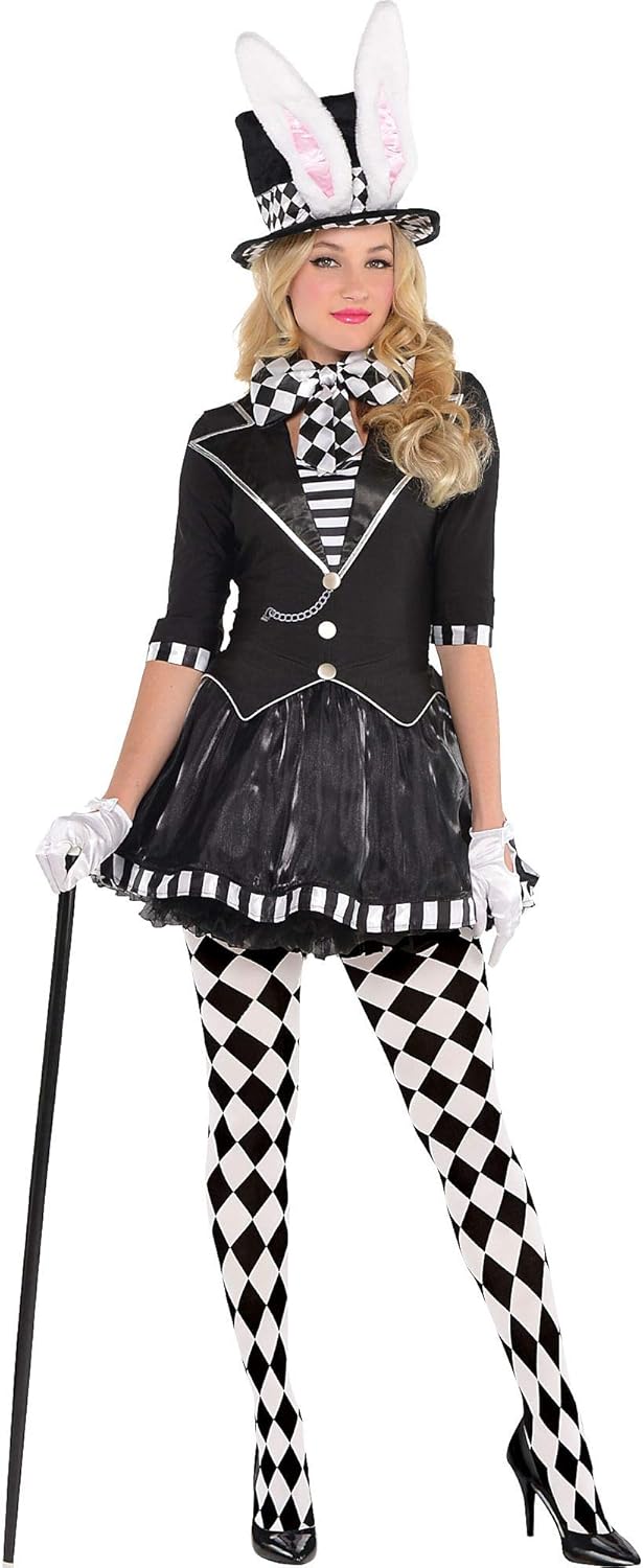 AMSCAN Dark Mad Hatter Halloween Costume for Women, XL