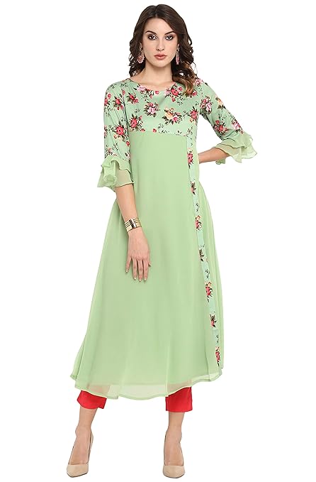 Janasya Women's Regular Kurta