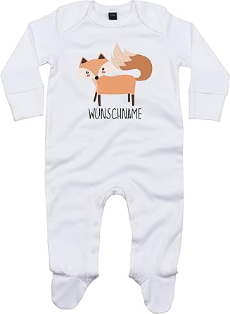 Kleckerliese Pyjama Pour Bebe Avec Motif Animaux Et Renard Amazon Fr Vetements Et Accessoires