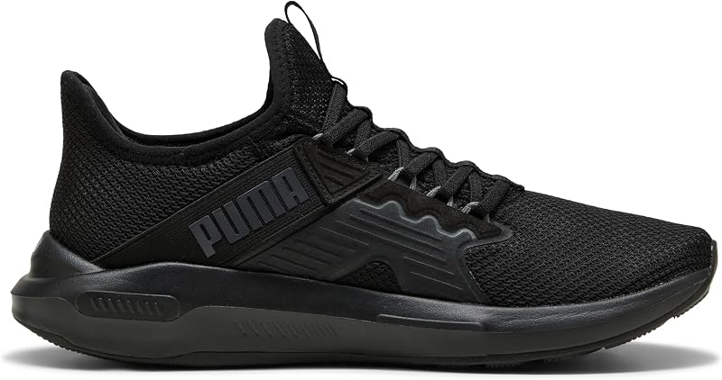 Softride Enzo 5 Slip Tech Chaussures de Course sur Route Unisexes, Noires, Gris foncé, 37 EU, Puma Noir, Gris foncé Froid, 37 EU