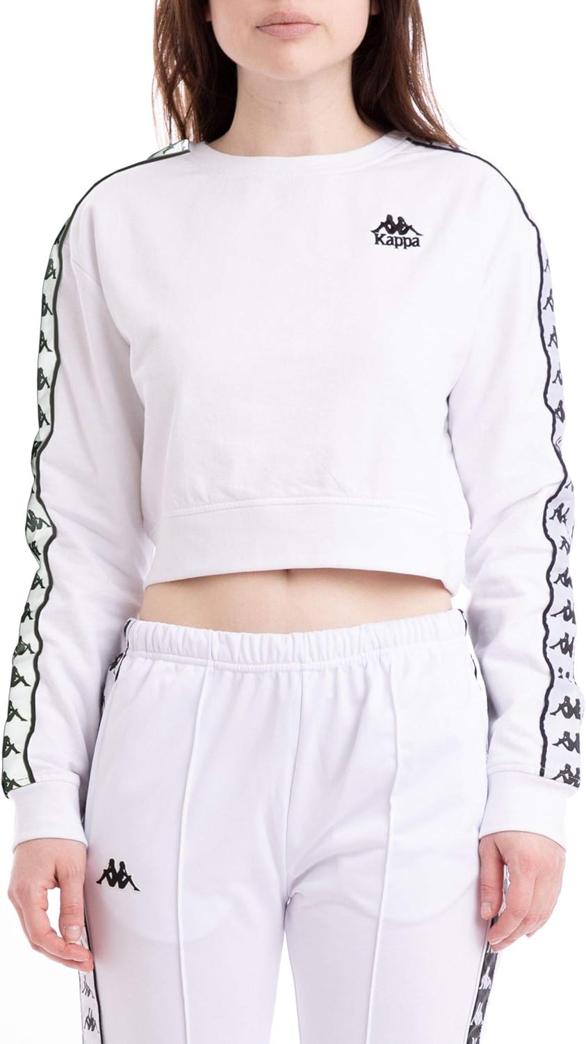 sudadera kappa blanca