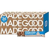 MadeGood Cookies and Creme Chewy Granola Bars, 36-Pack, 0.85 oz Each | Gluten free snacks with nutrients from vegetables for lunch boxes, on the go, 7g sugar per bar, 10g whole grains