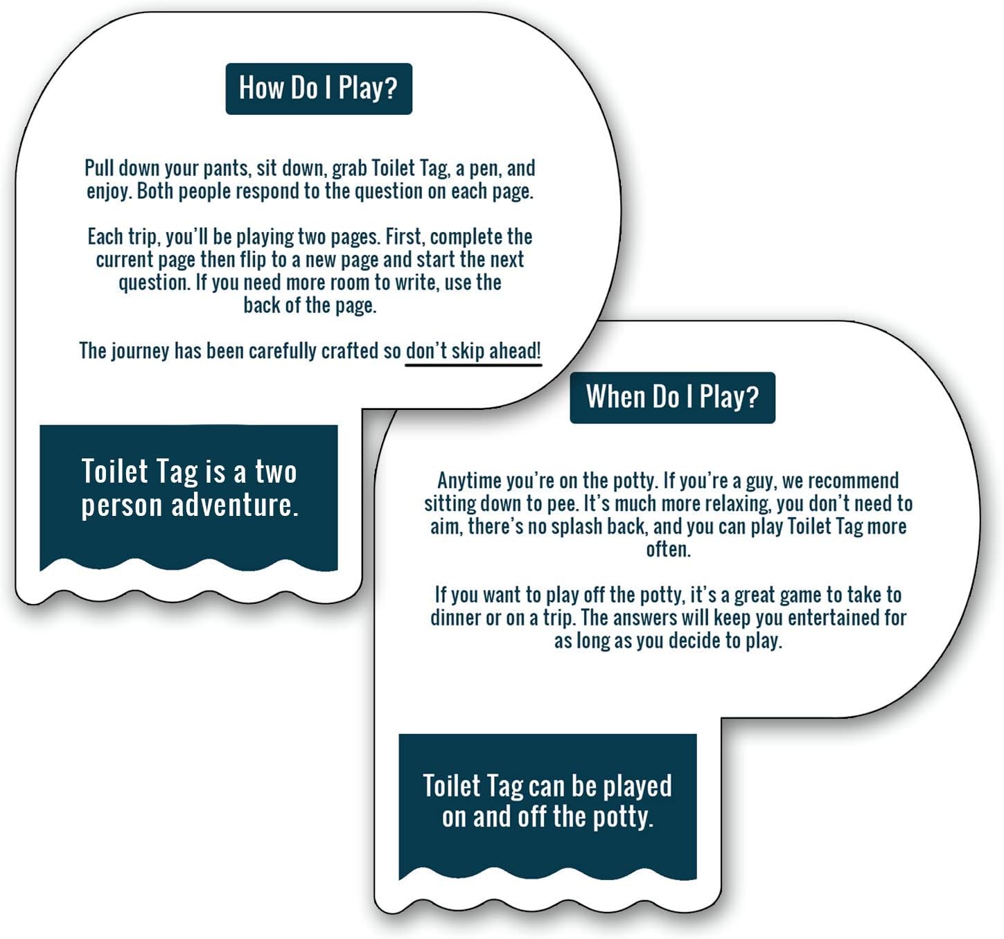 Toilet Tag - Hilarious Game for Adults Who Share The Same Potty for Couples: Toys & Games