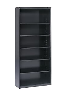 Tennsco Corporation B-78BK Welded Bookcase, 34-1/2