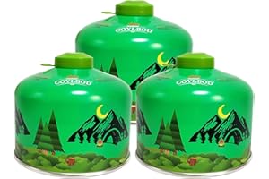 CoYlBod Isobutane Fuel Canister 230g, Camping Stove Fuel, Butane Camping Propane Mixture Blend Camping Fuel Gas (3 Pack)