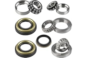 JDMON Rear Differential Bearings & Seal Repair Kit Replacement for Cadillac ATS 2013-2019, CTS 2014 2015 2016 2017 2018 2019 V4/V6 Replacement for F-577158 F-574658 LM50134R 22993016 92230584