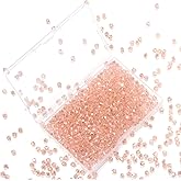 Tiparts 1000pcs Crystal Glass Beads 4mm Bulk Faceted Bicone Spacer Beads for DIY Jewelry Making