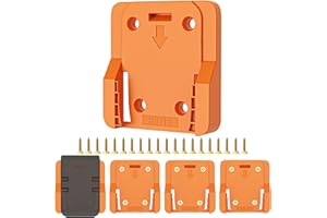 Battery Holder Compatible for RIDGID 18V Battery Mounts Dock Holder Work for L1815R B1820R L1830R B1830R B1820 R840084 AC8400